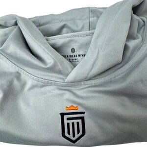 Greatness Wins Mens XL Grey Performance Pullover‎ Hoodie SS23 122MHS0039